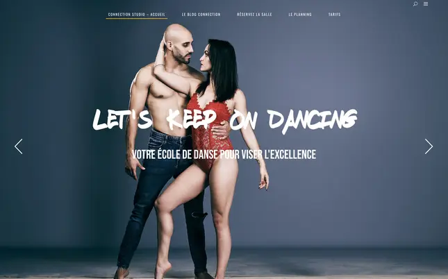 Site web Connection Studio - Photographe web Limoges avec shooting photo professionnel